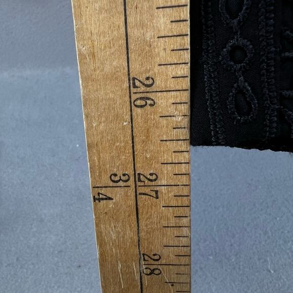 J. Crew Pants Women's 4 Black Pull-On Easy Pant in Eyelet Cocktail Business NWT - Picture 13 of 14